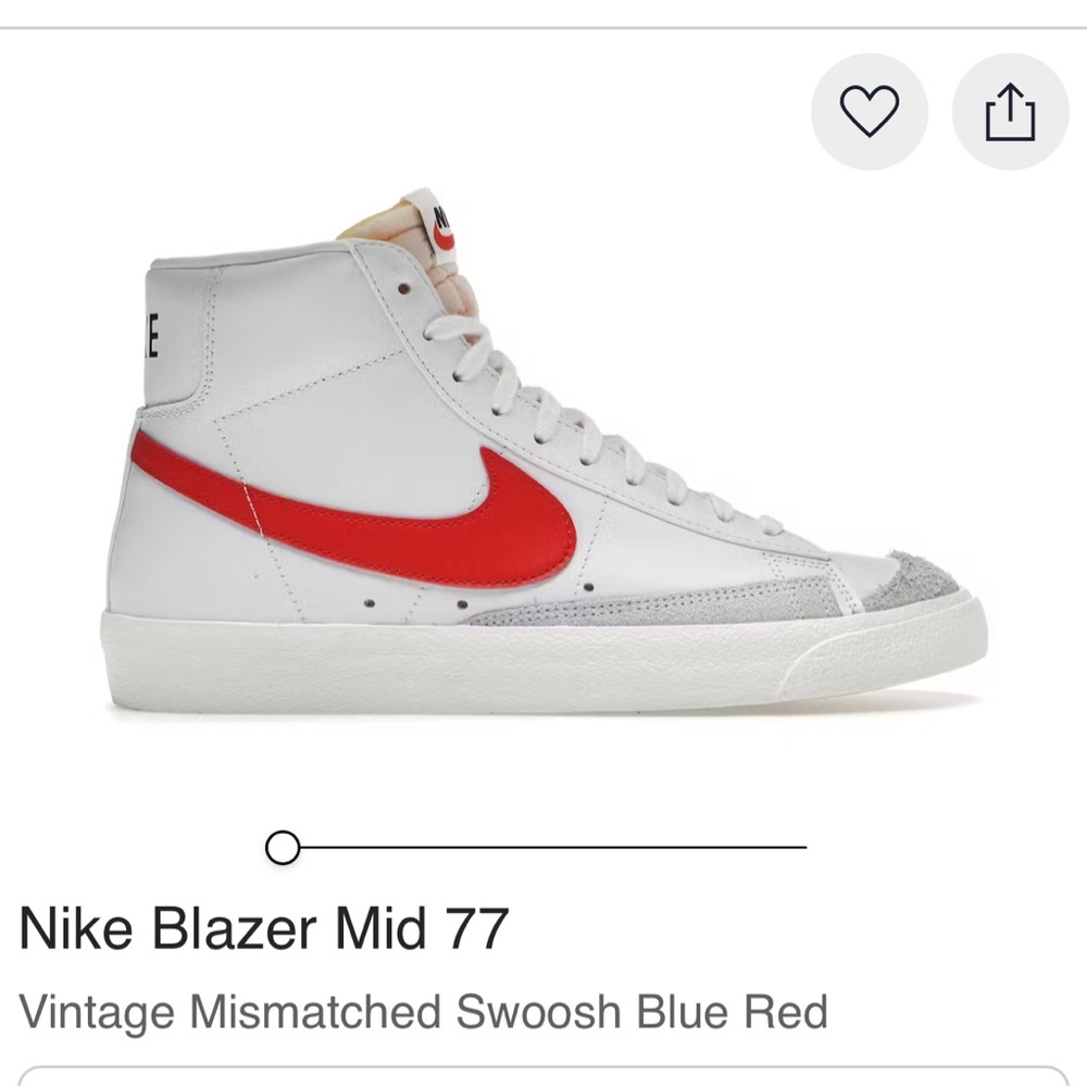 Nike Blazer Mid 77 with Purple Swoosh